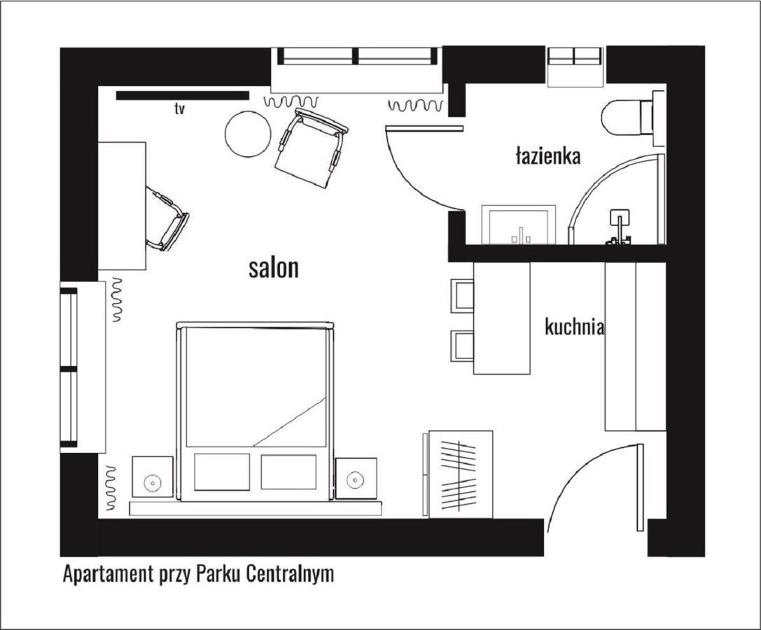 Dk Premium Przy Parku Centralnym Ольштин Екстер'єр фото